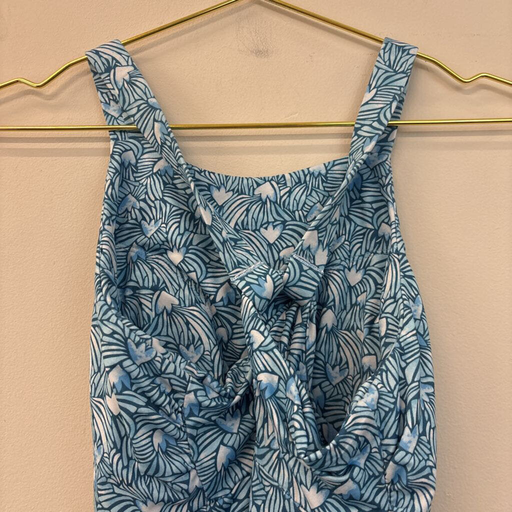 Patagonia Blue Print Athletic Dress Medium