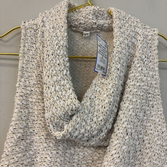 DREW Cream Knit Cowl Neck Sleeveless Top Extra Small