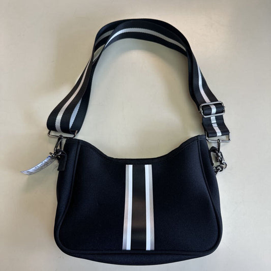 Haute Shore Black/ Grey Neoprene Crossbody Purse