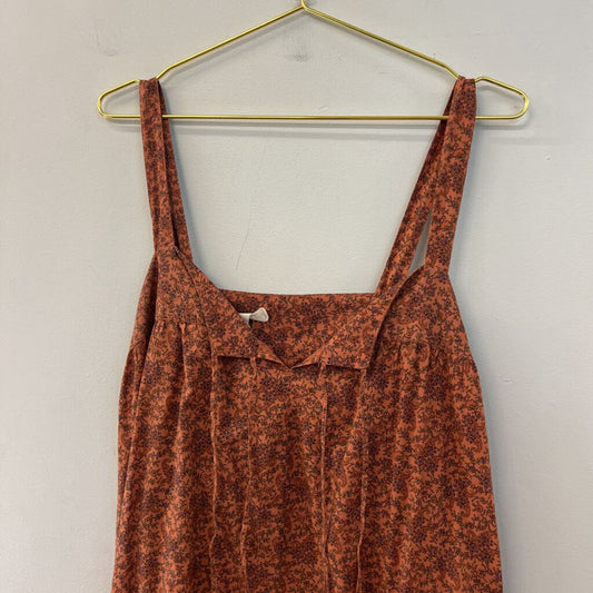 Natural Life Brown Paisley Print Maxi Dress L/ XL