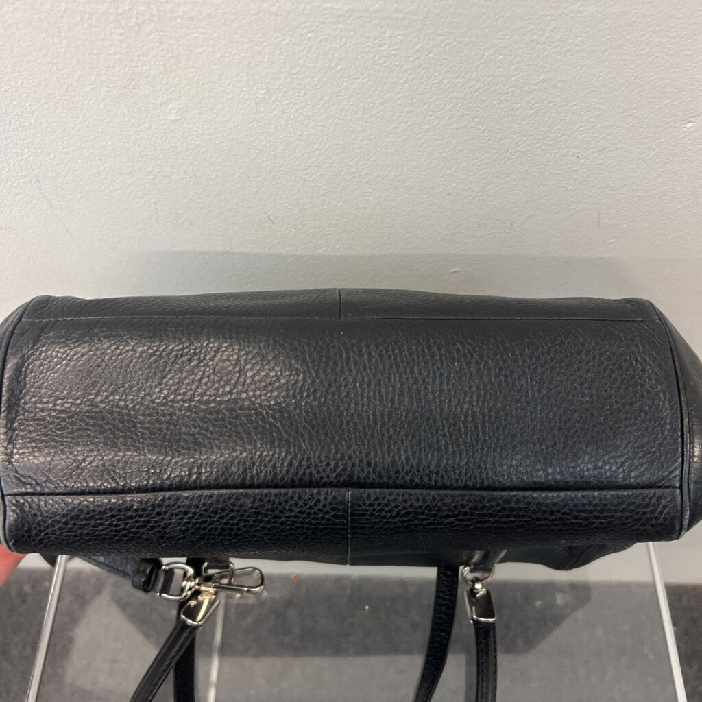 Coach Black Pebbled Leather Madison Purse