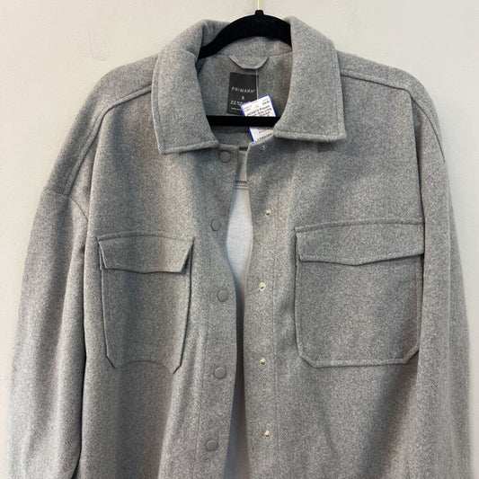 Primark Grey Long Sleeve Shacket Small
