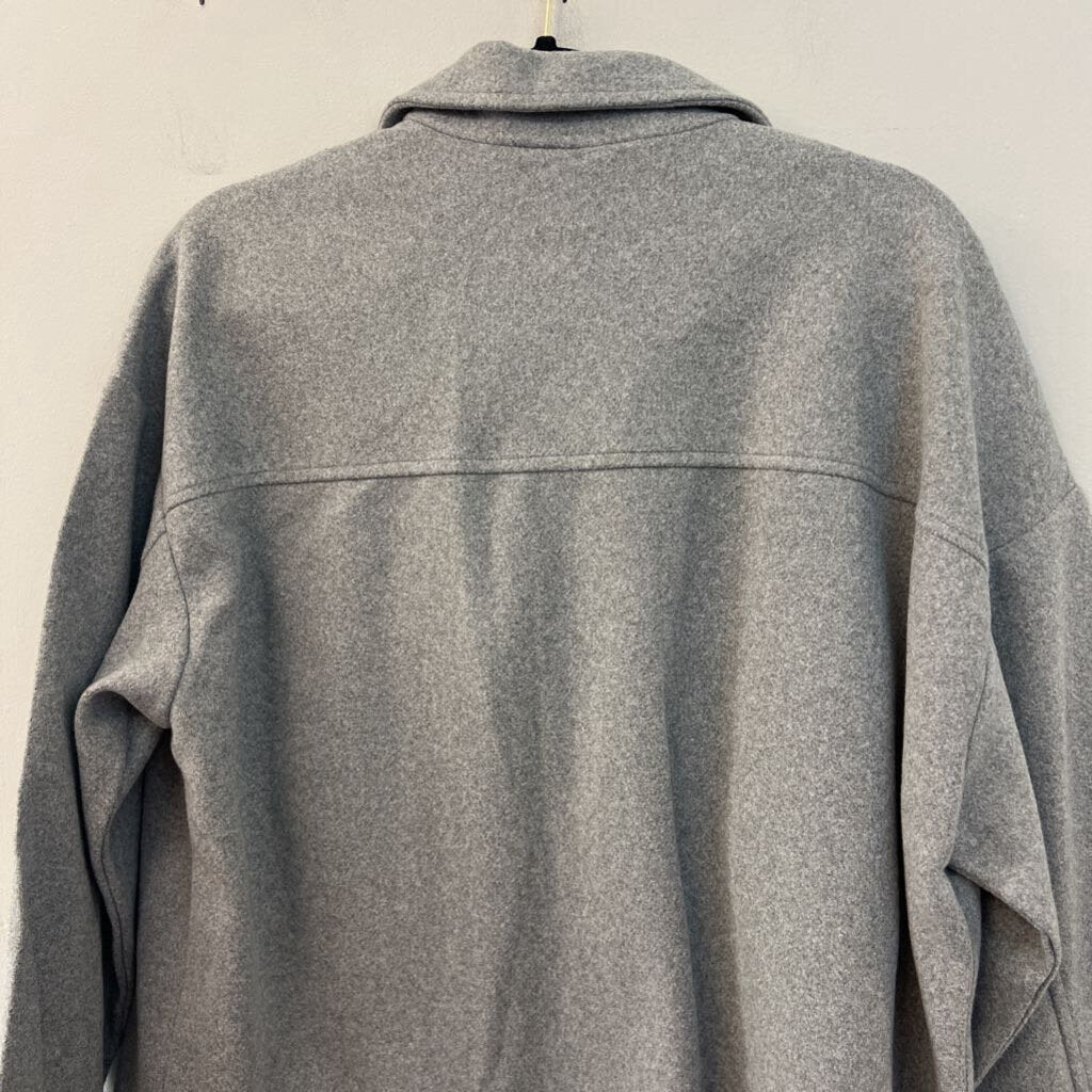 Primark Grey Long Sleeve Shacket Small