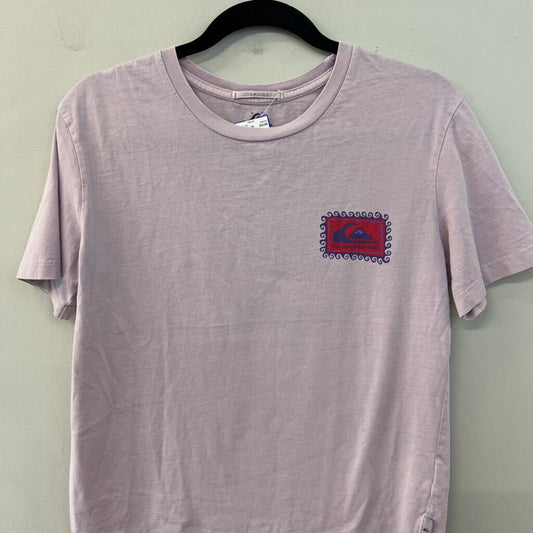 Quicksilver Purple Short Sleeve Graphic Tee Extra Small