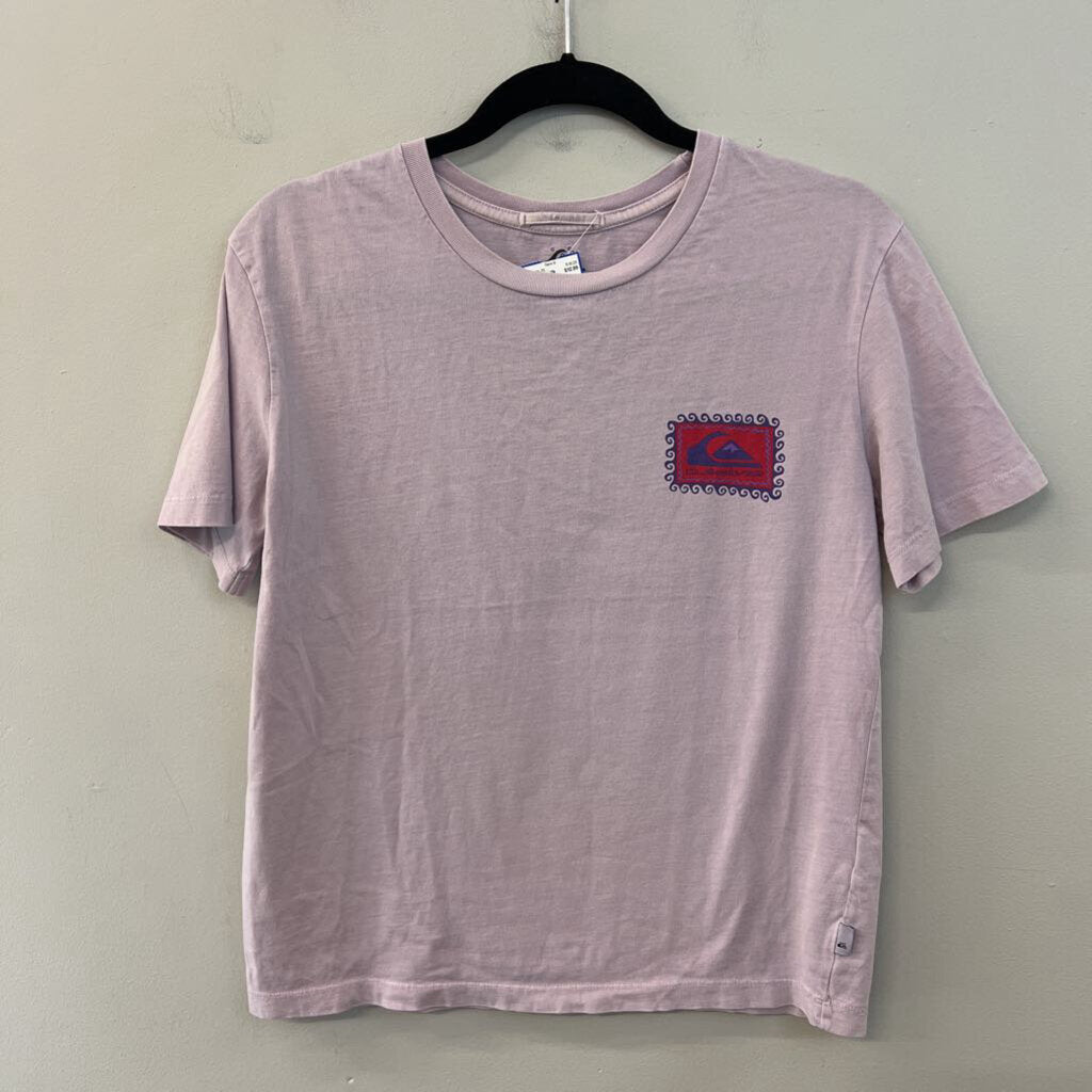 Quicksilver Purple Short Sleeve Graphic Tee Extra Small