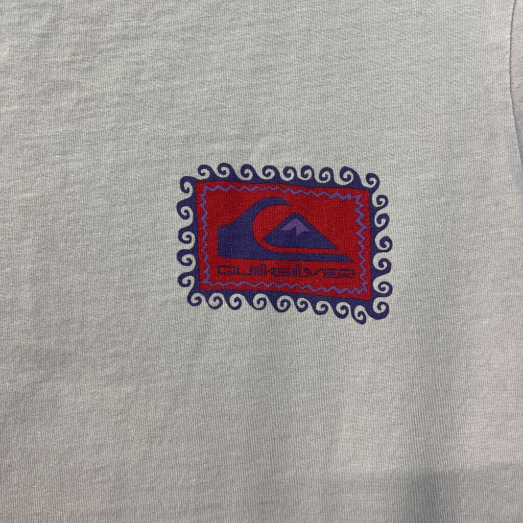 Quicksilver Purple Short Sleeve Graphic Tee Extra Small
