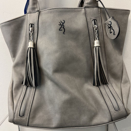 Browning Alexandria Grey Leather Purse