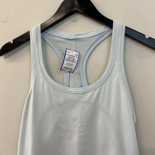 Lululemon Blue Cropped Athletic Tank Small