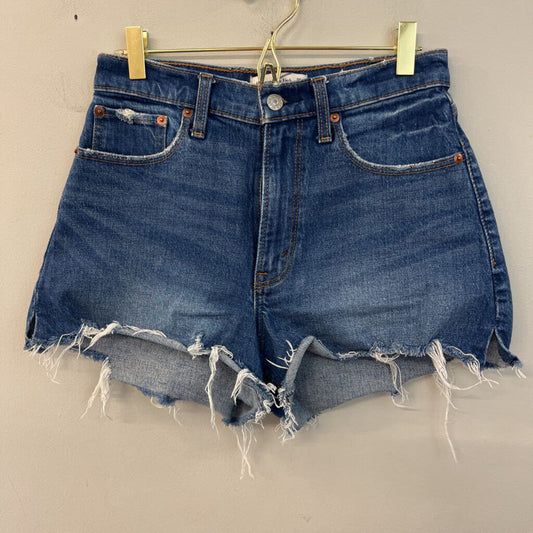 Abercrombie and Fitch Dark Wash The Cutoff High Rise Denim Shorts 25