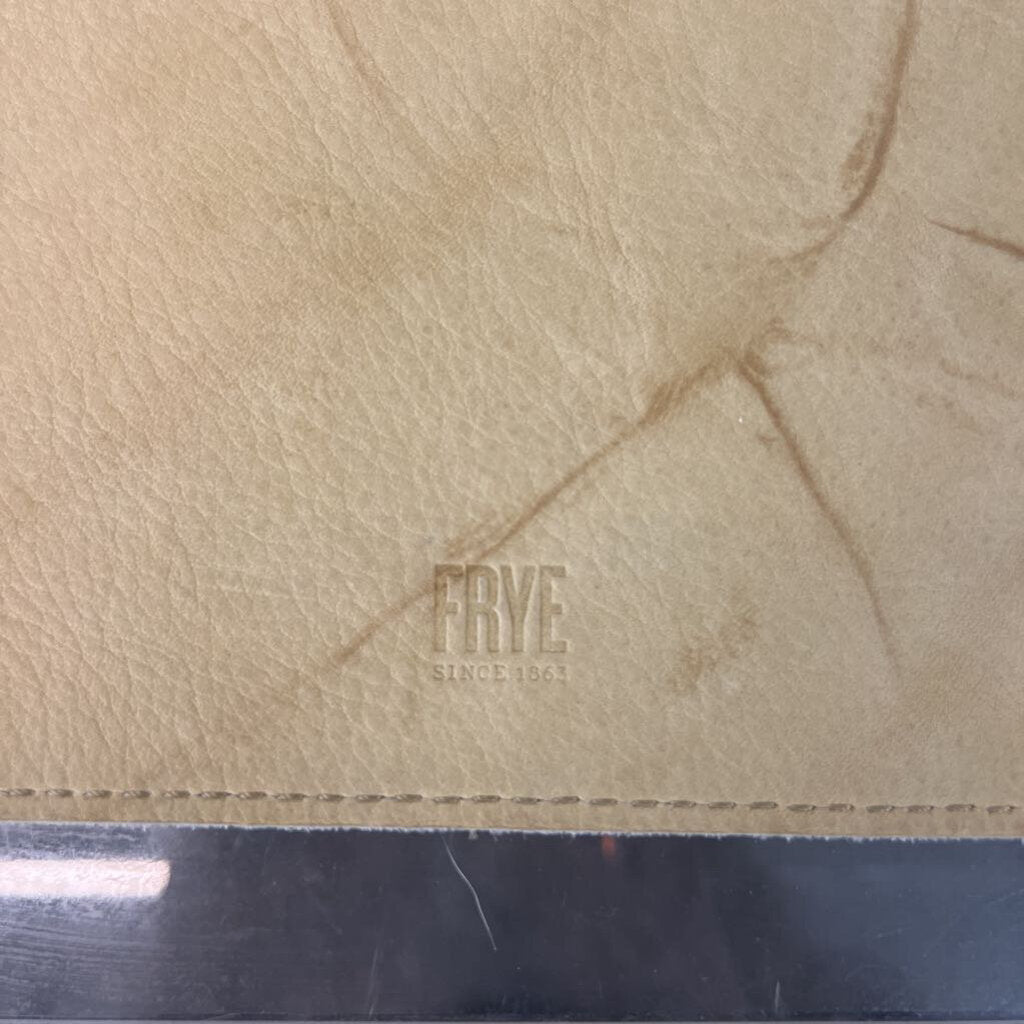 Frye Small Brown Leather Wristlet Bag
