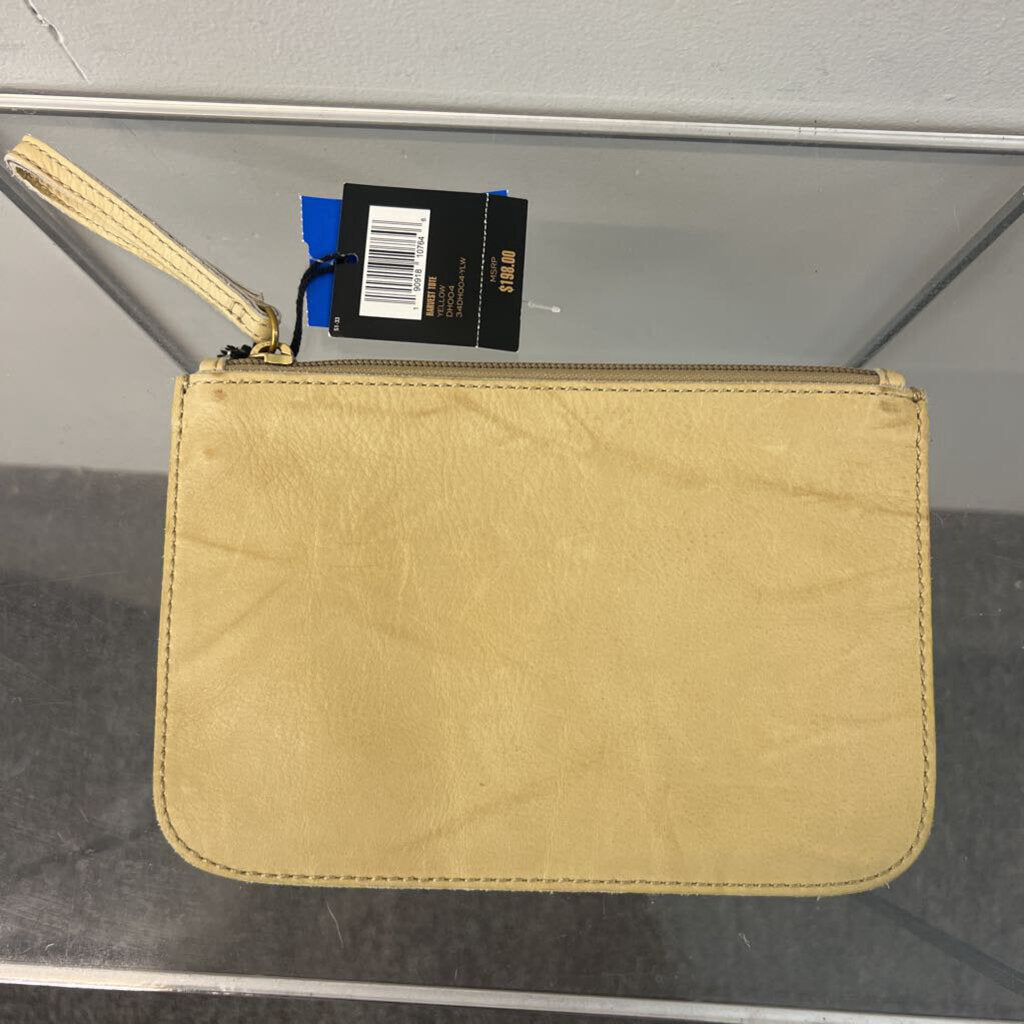 Frye Small Brown Leather Wristlet Bag