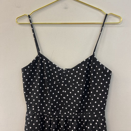 J Crew Black/ White Polka Dot Dress 4