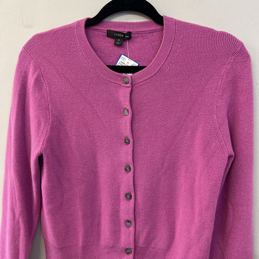 J Crew Soft Purple Long Sleeve Button Front Cardigan Sweater Medium