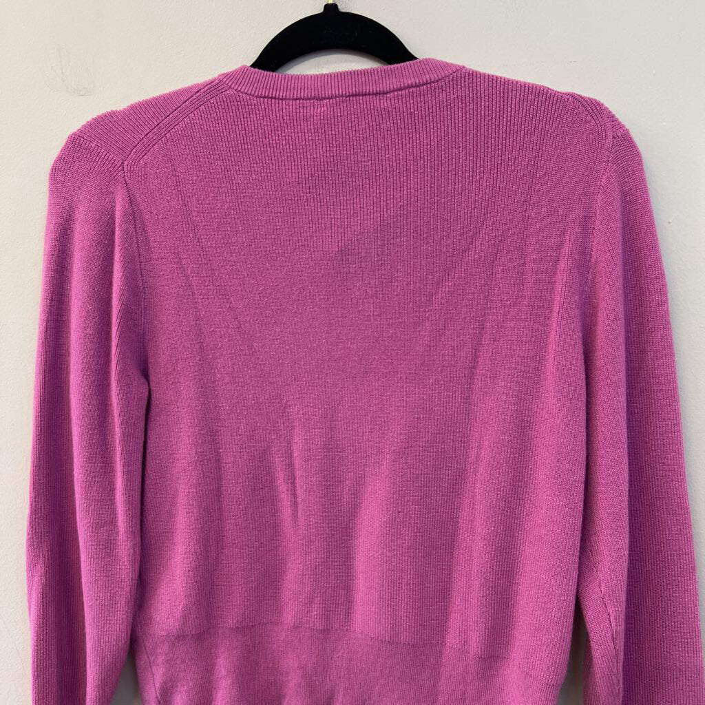 J Crew Soft Purple Long Sleeve Button Front Cardigan Sweater Medium