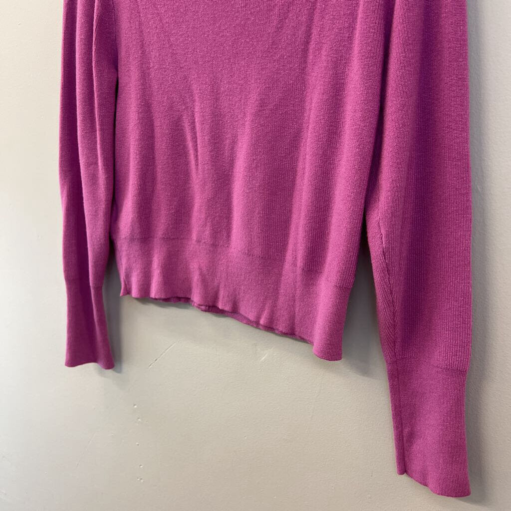 J Crew Soft Purple Long Sleeve Button Front Cardigan Sweater Medium