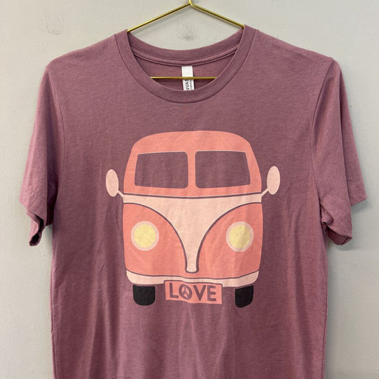 Canvas Purple/ Multi VW Bus Short Sleeve Graphic Tee Medium