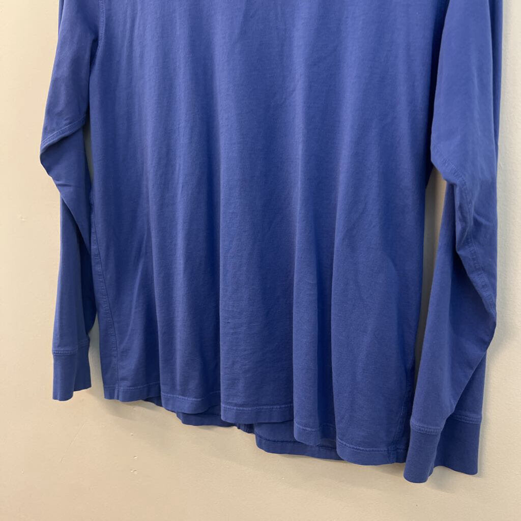 Lululemon Blue Long Sleeve Athletic Shirt Medium