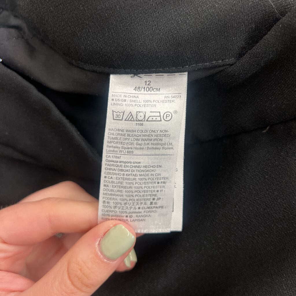 Banana Republic Black High Waisted Trouser Shorts 12