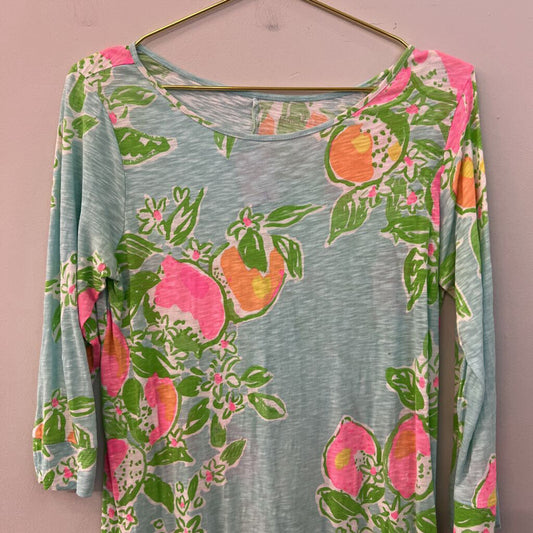 Lilly Pulitzer Long Sleeve Printed Dress Large