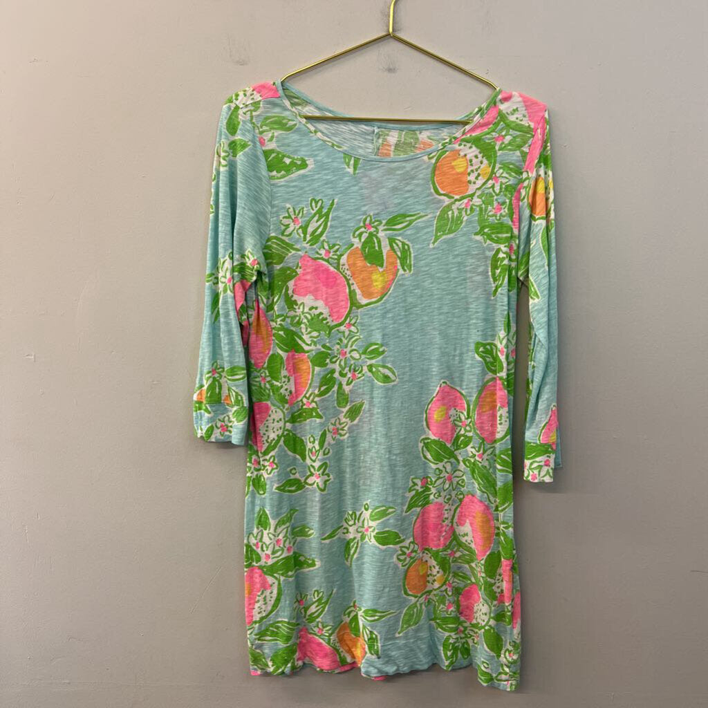 Lilly Pulitzer Long Sleeve Printed Dress Large