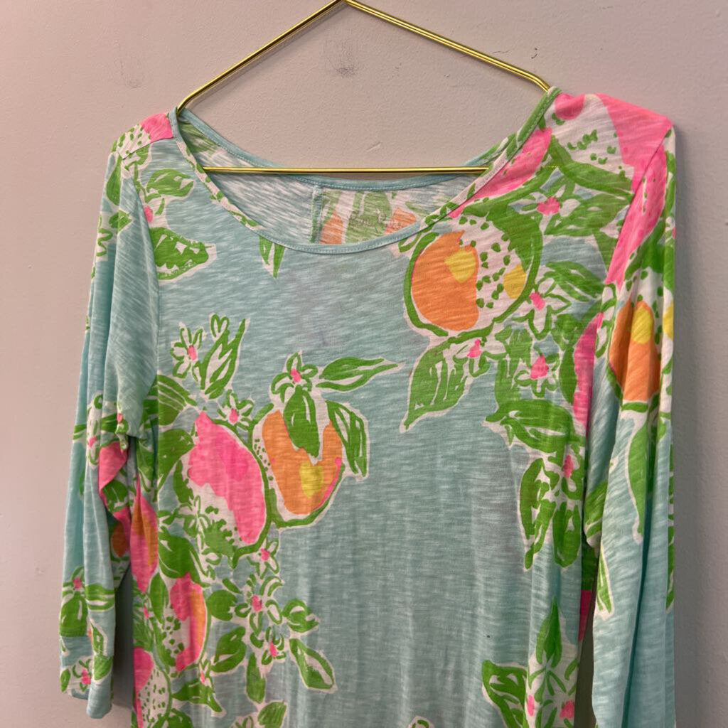 Lilly Pulitzer Long Sleeve Printed Dress Large