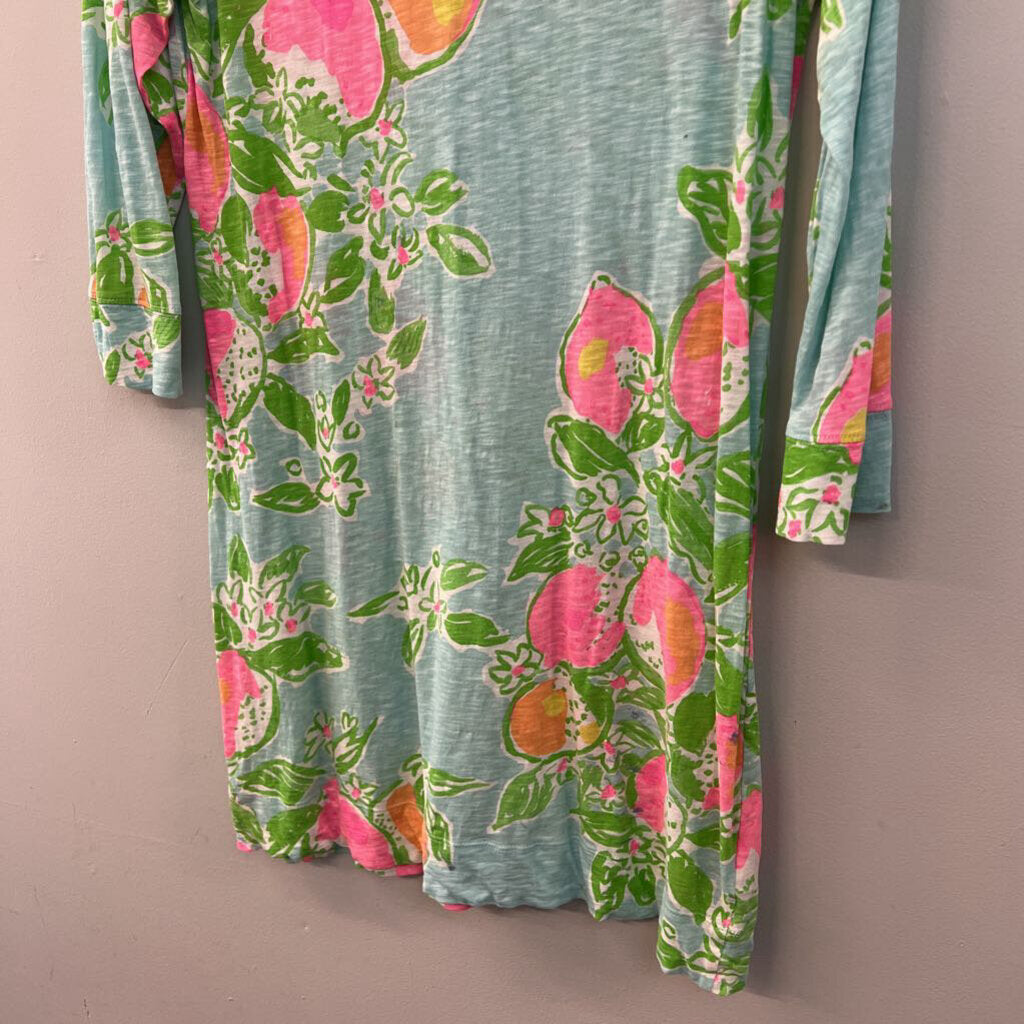 Lilly Pulitzer Long Sleeve Printed Dress Large