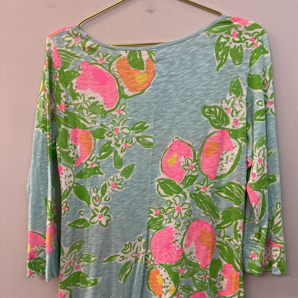 Lilly Pulitzer Long Sleeve Printed Dress Large