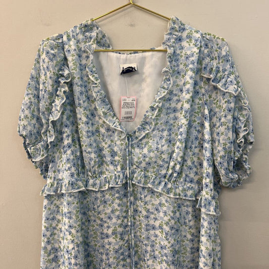 Arula Ditsy Floral Puff Sleeve Dress Extra Large