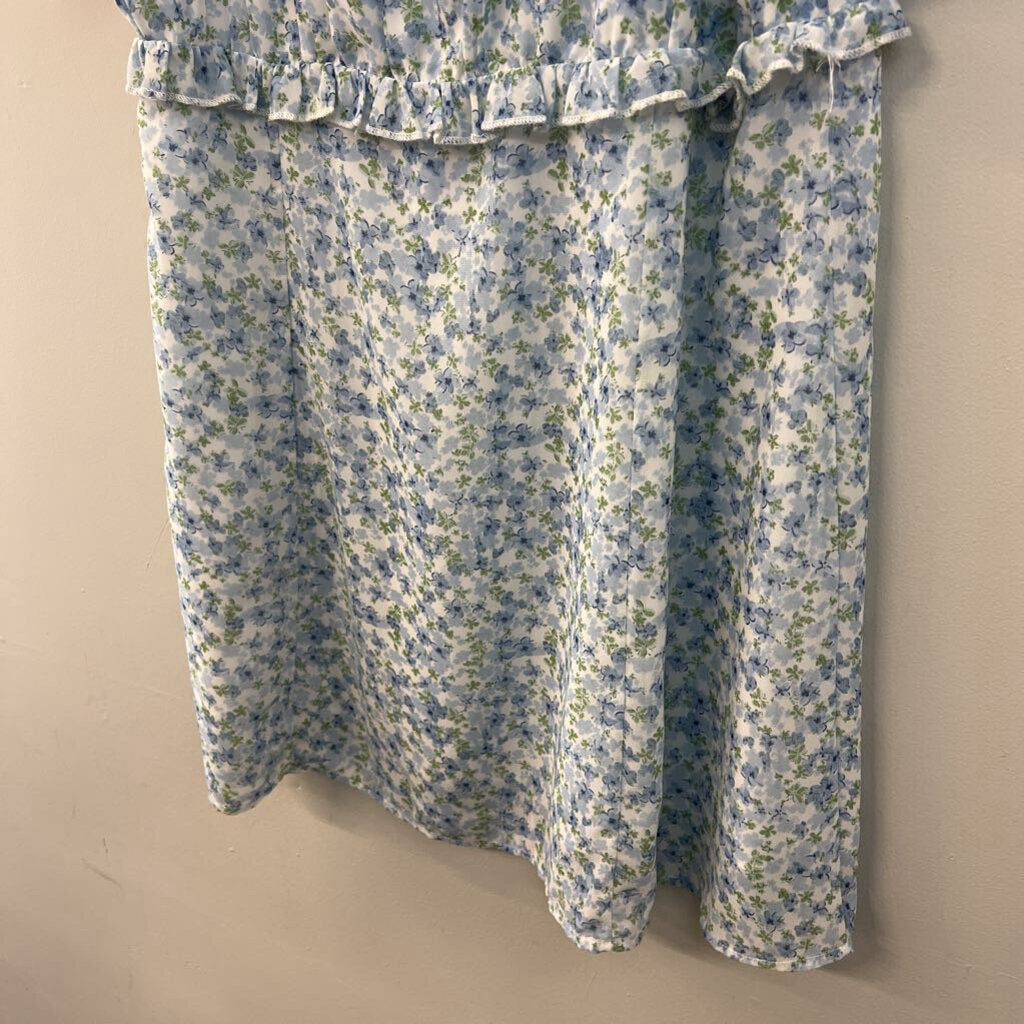 Arula Ditsy Floral Puff Sleeve Dress Extra Large