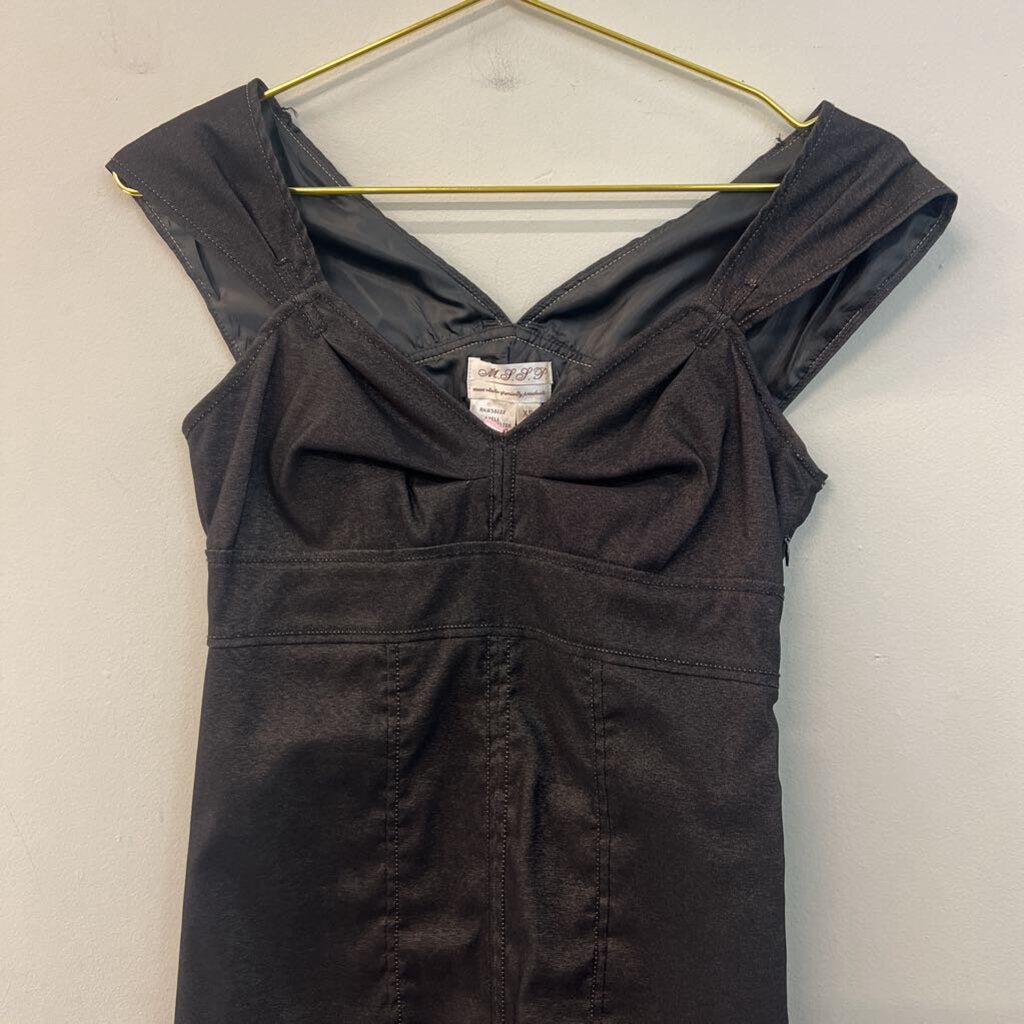 Max Studio Black Stretch Denim Dress Extra Small