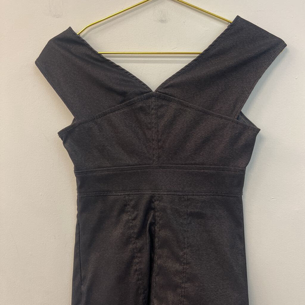 Max Studio Black Stretch Denim Dress Extra Small