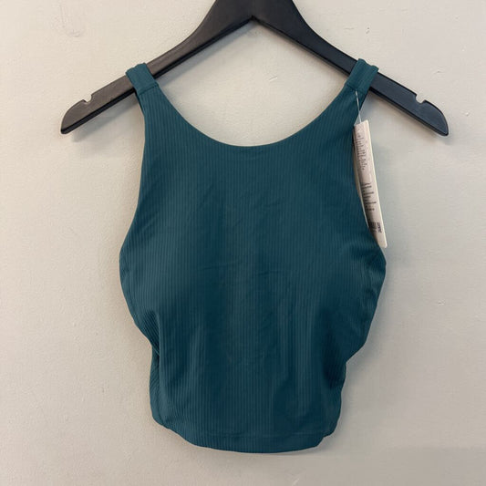 Lululemon Teal Ribbed Padded Tank Top 6