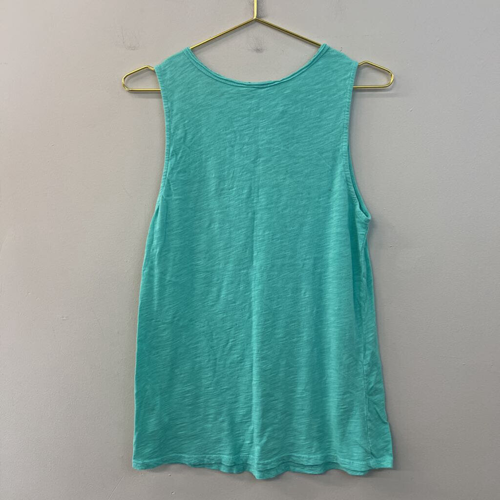 Fantastic Fawn Blue/ Black 'I'm A Cool Mom' Graphic Tank Top Small
