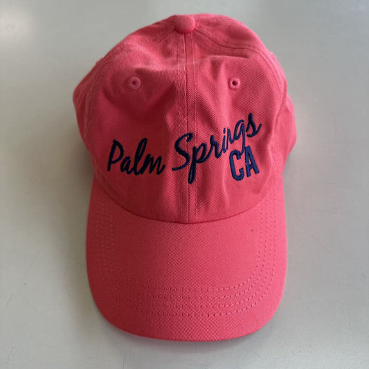 Coral/ Navy Palm Springs Baseball Hat