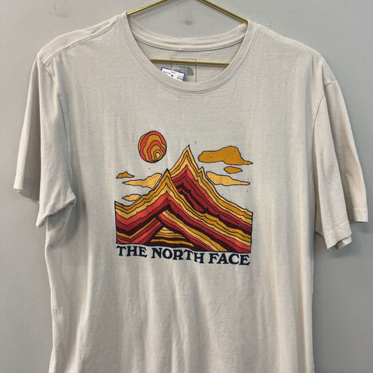 Beige/ Multi The North Face Short Sleeve Graphic Tee Large