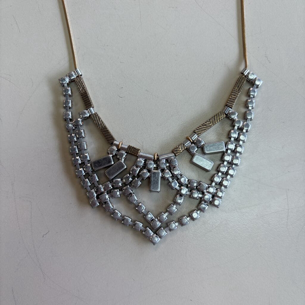 Madewell Rhinestone Bib Necklace