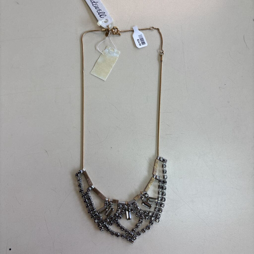 Madewell Rhinestone Bib Necklace