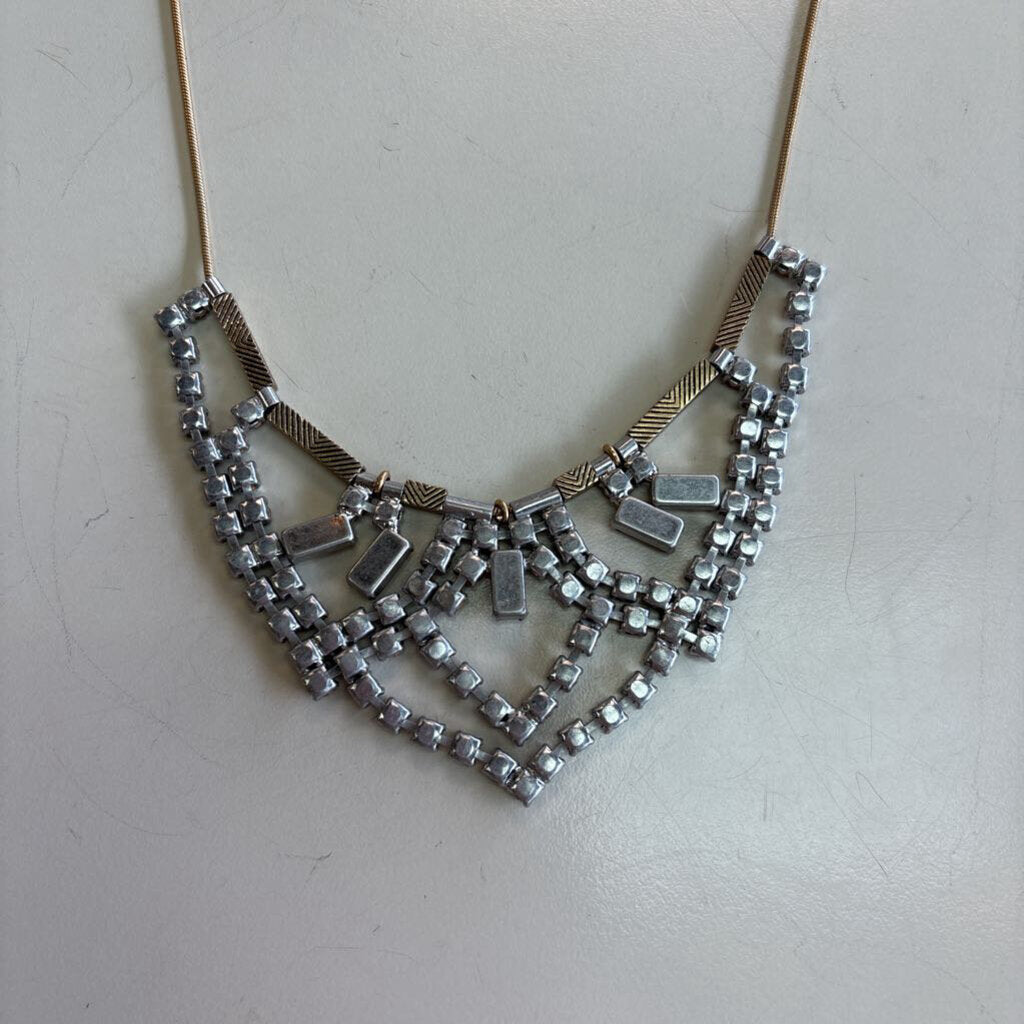 Madewell Rhinestone Bib Necklace