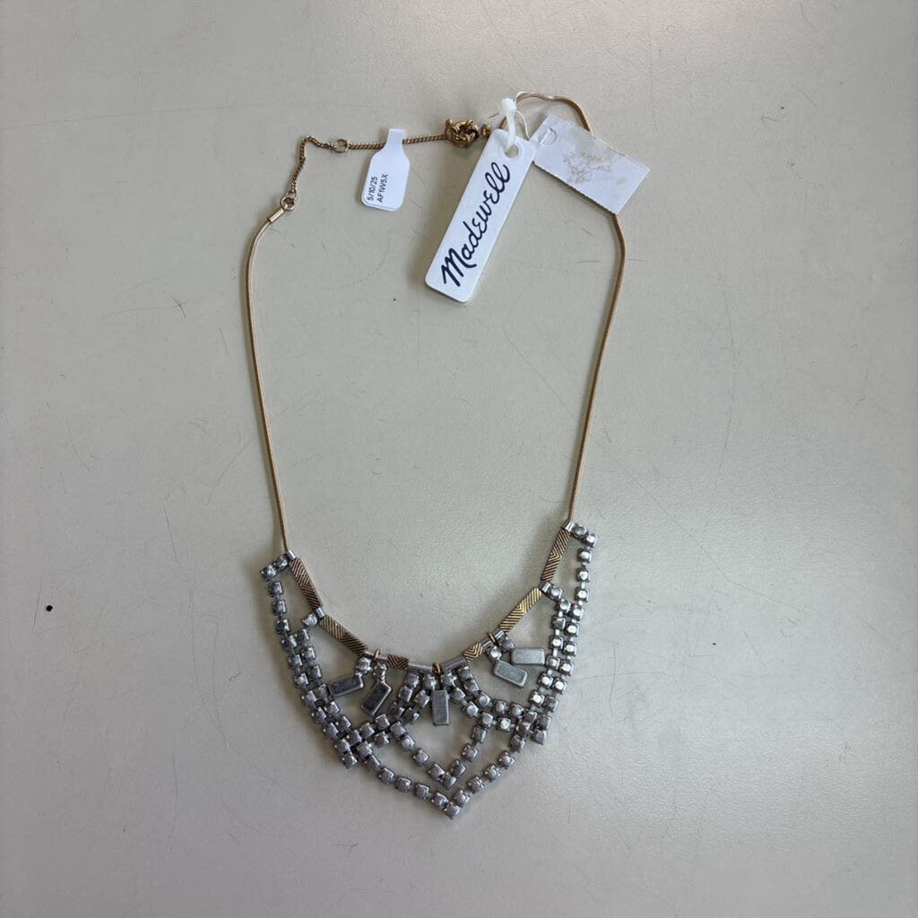 Madewell Rhinestone Bib Necklace