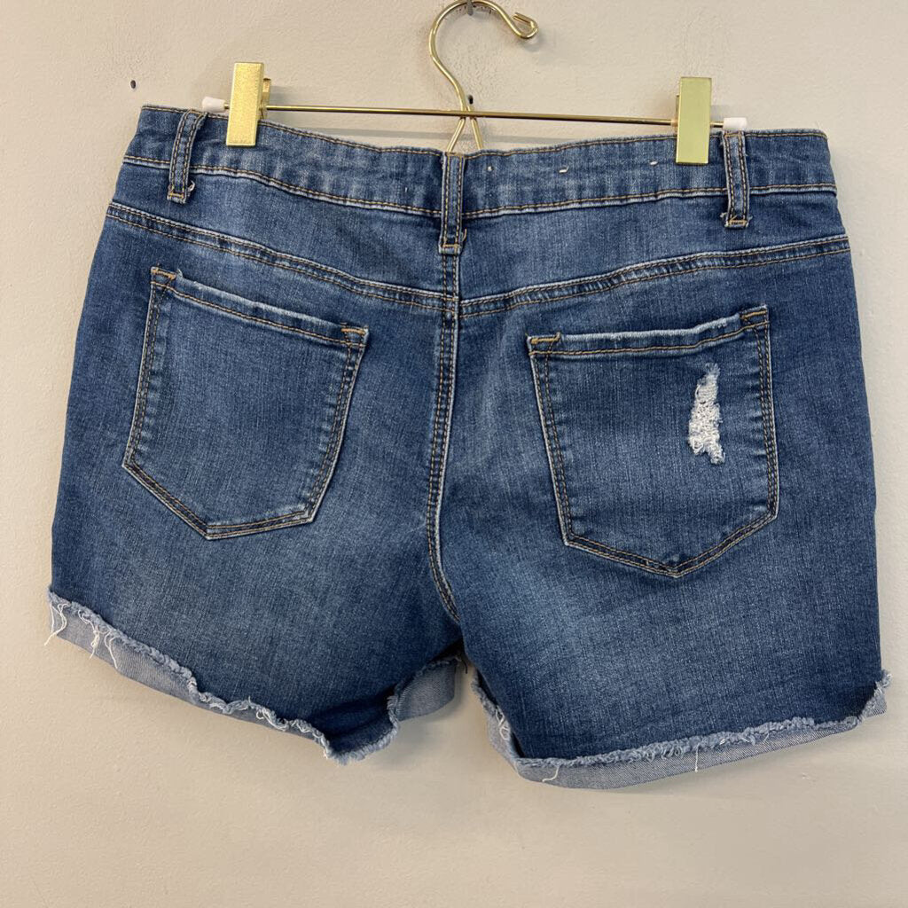 Altar'd State Dark Wash Denim Shorts 27