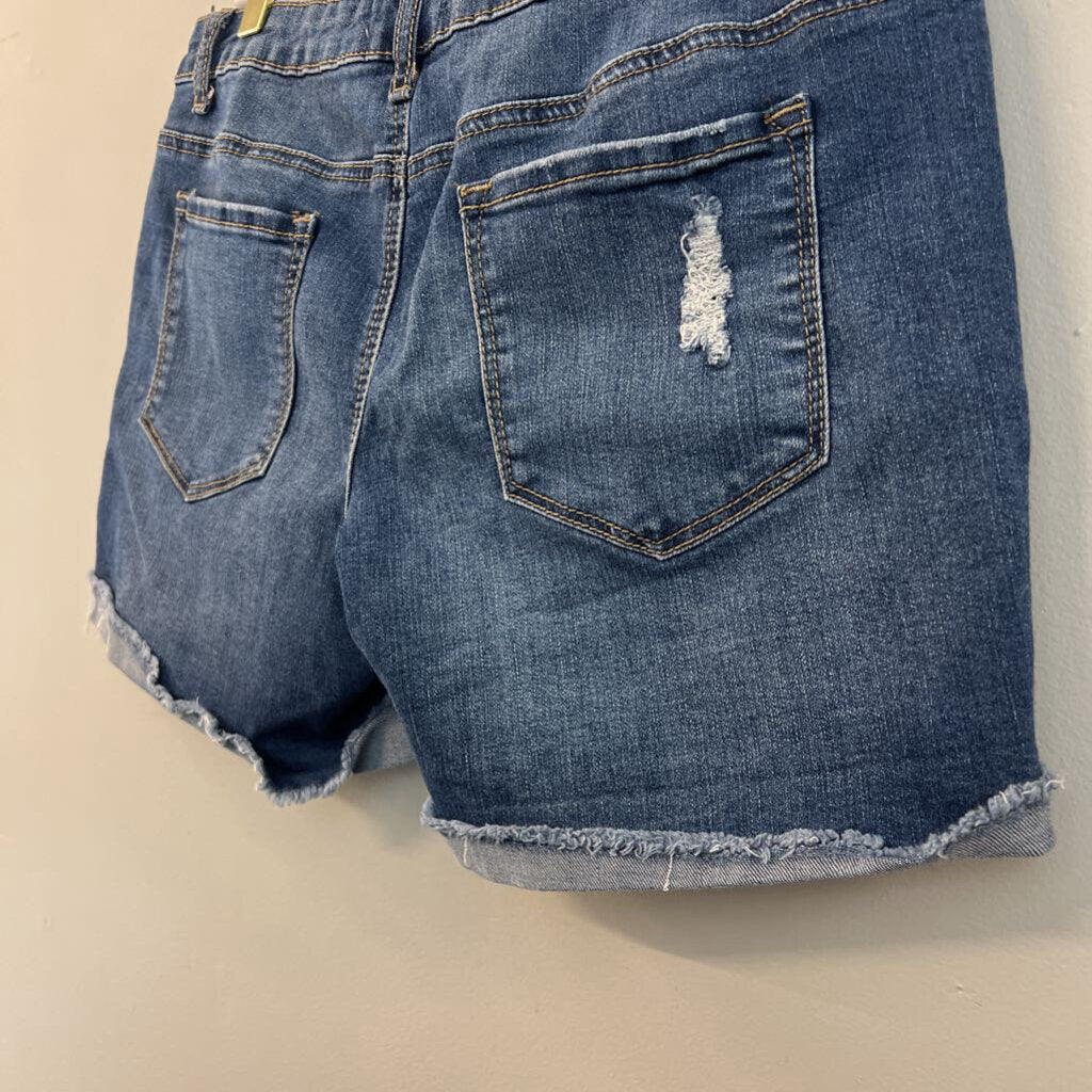 Altar'd State Dark Wash Denim Shorts 27