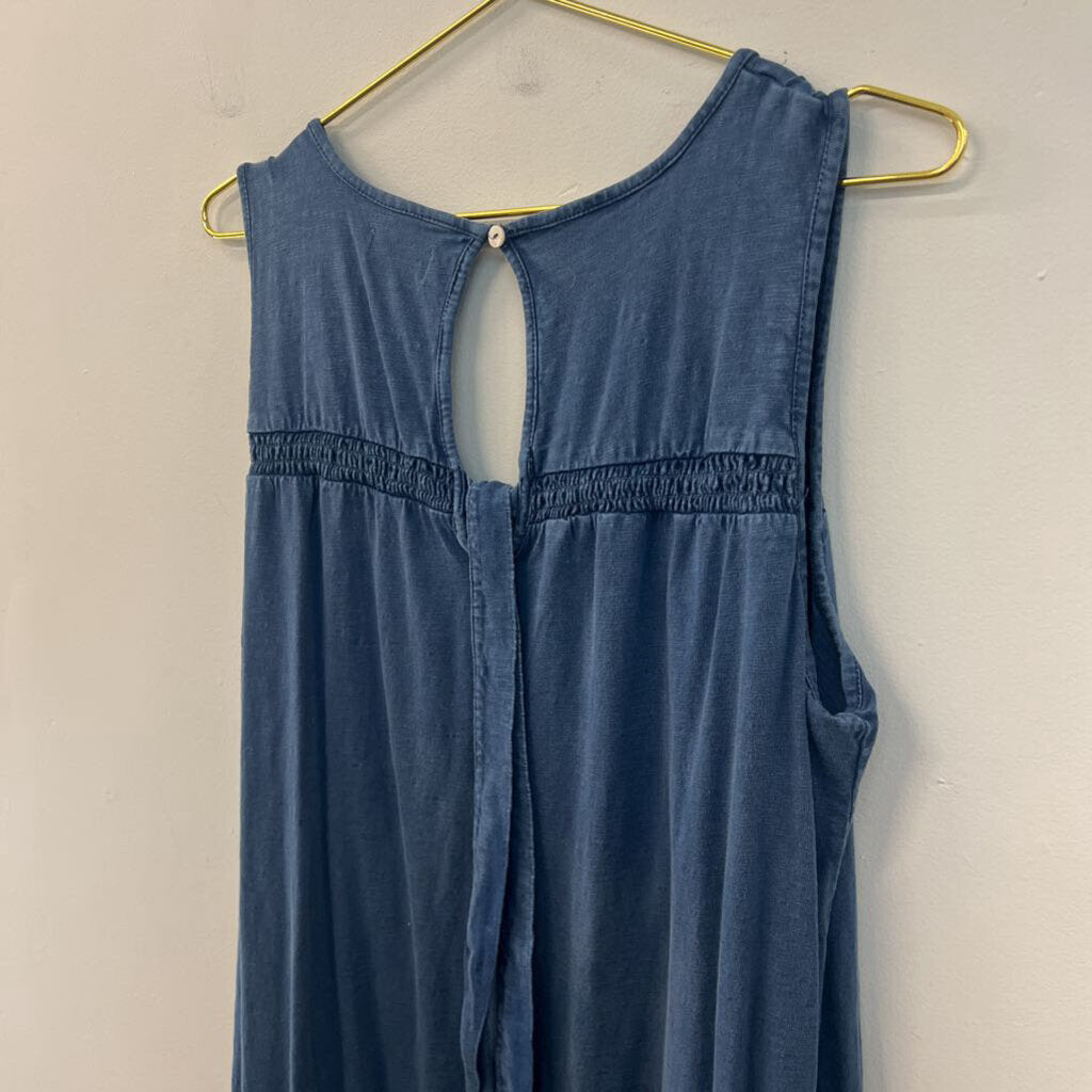 Wonderly Blue Sleeveless Maxi Dress XXL