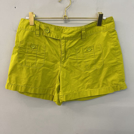 Loft Green Front Pocket Shorts 2
