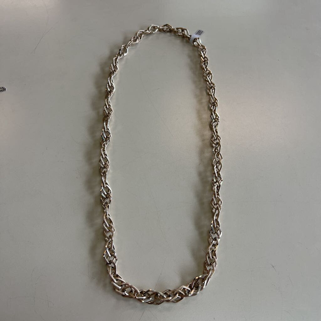 Matte Gold Chain Necklace