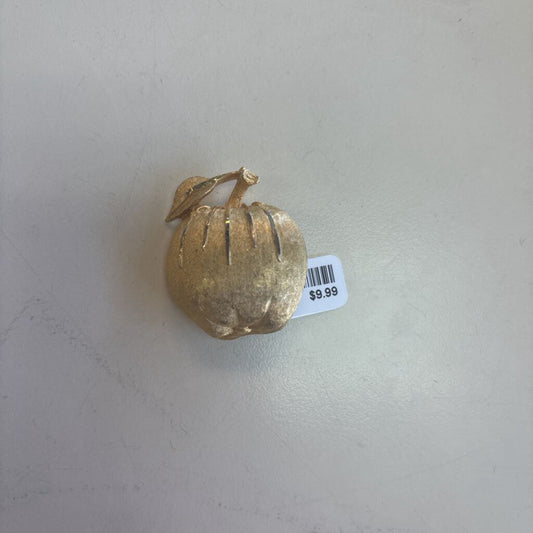 Vintage BSK Gold Apple Pin