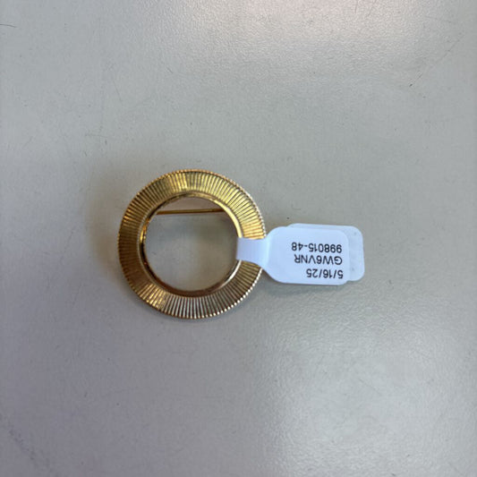 Vintage Textured Circle Pin