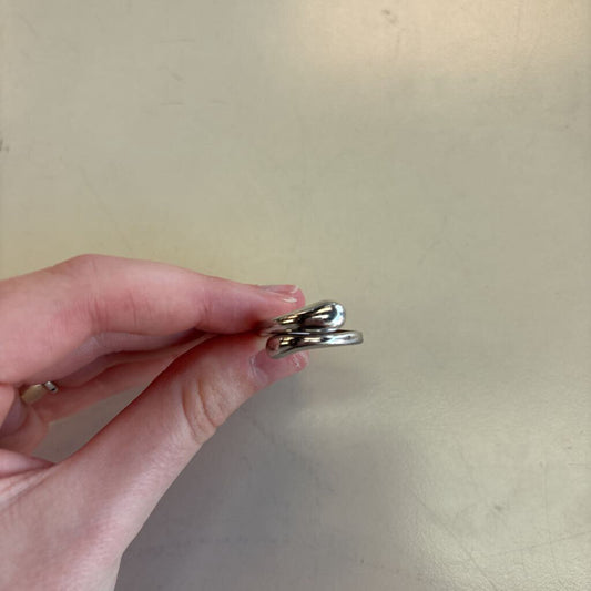 Vintage Sterling Silver Teardrop Ring