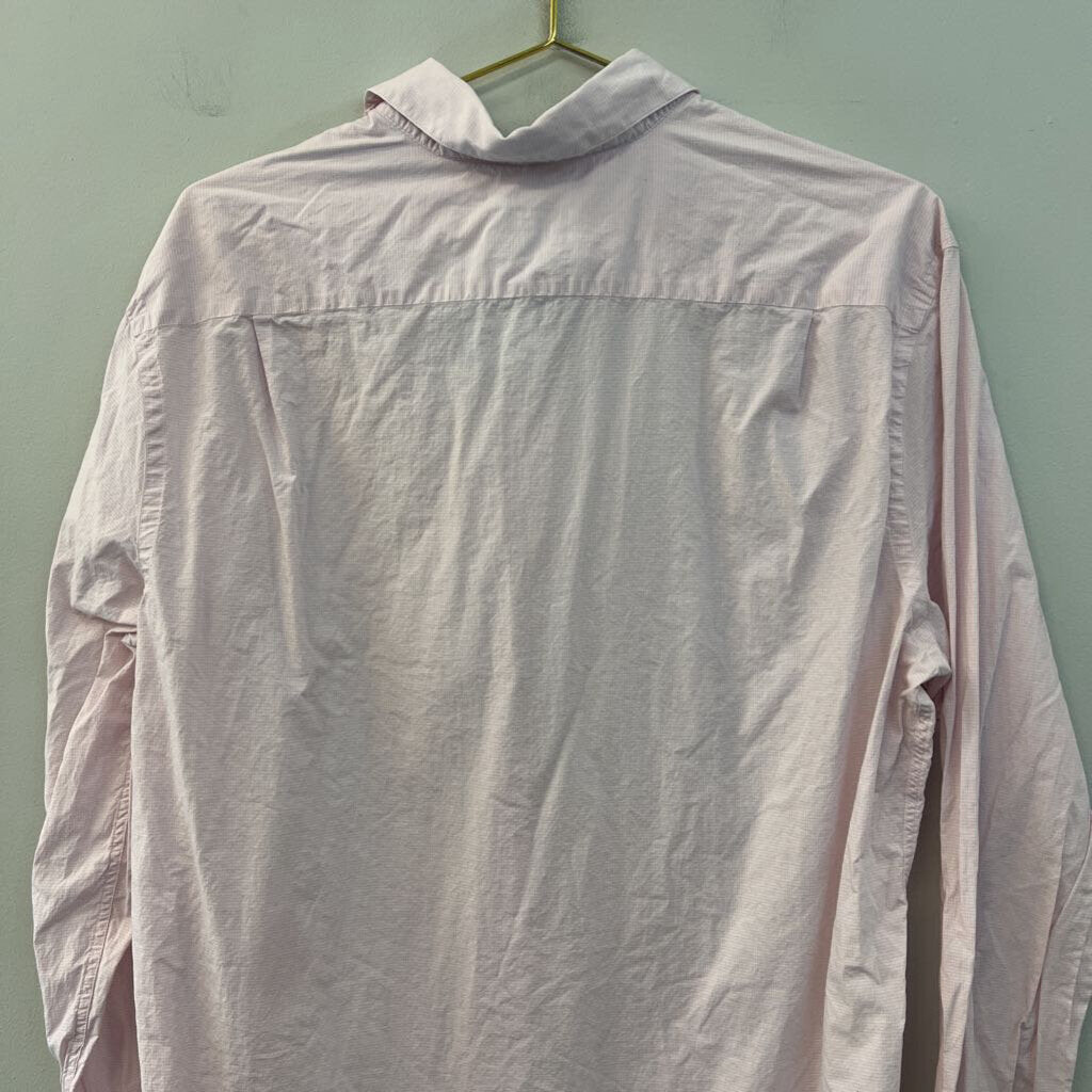 Lacoste Pink Long Sleeve Button Down Top 43