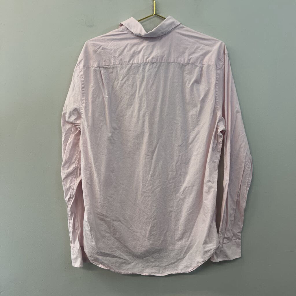 Lacoste Pink Long Sleeve Button Down Top 43