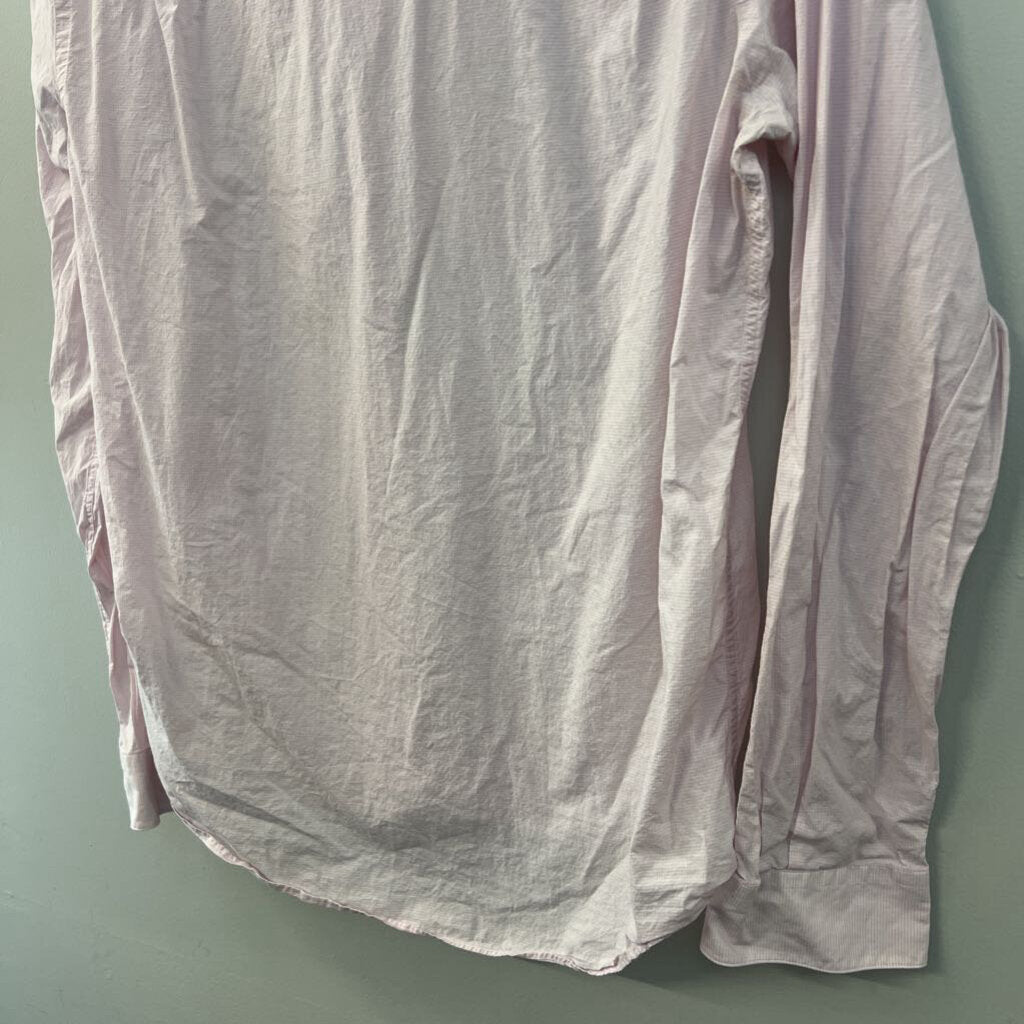 Lacoste Pink Long Sleeve Button Down Top 43